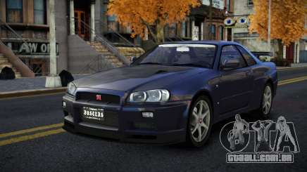 Nissan Skyline R34 Zaeji para GTA 4