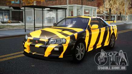 Nissan Skyline R34 Calosca S14 para GTA 4