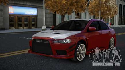 Mitsubishi Lancer Evolution X Fackam para GTA 4
