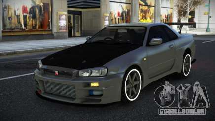 Nissan Skyline R34 Dopuy para GTA 4
