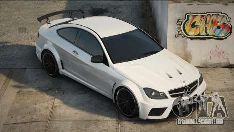 Mercedes-Benz C63 AMG White para GTA San Andreas