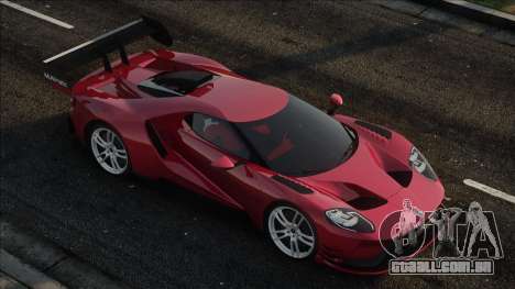 Ford GT 2017 RED para GTA San Andreas