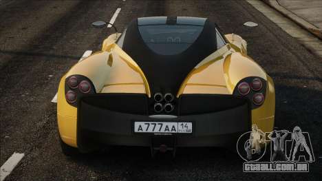 Pagani Huayra Yellow para GTA San Andreas