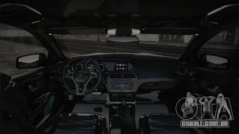 Mercedes-Benz C63 AMG White para GTA San Andreas
