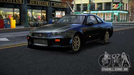 Nissan Skyline R34 Wuquroj para GTA 4