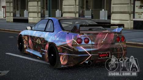 Nissan Skyline R33 GT-R Baslly S6 para GTA 4