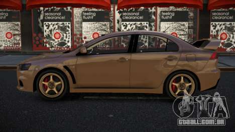 Mitsubishi Lancer Evolution X Cogwa para GTA 4