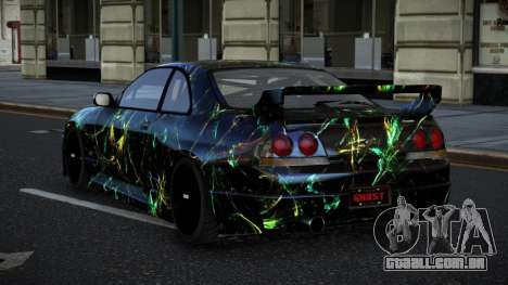 Nissan Skyline R33 GT-R Baslly S11 para GTA 4
