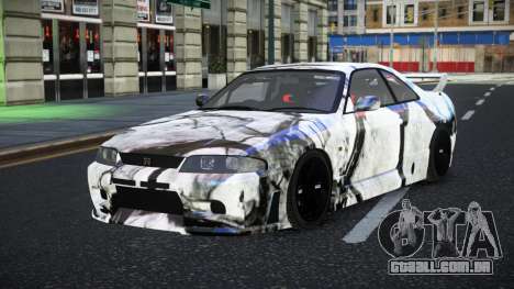 Nissan Skyline R33 GT-R Baslly S8 para GTA 4