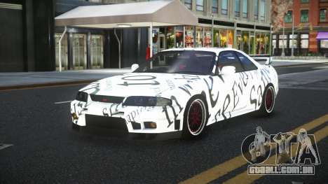 Nissan Skyline R33 Chriley S11 para GTA 4