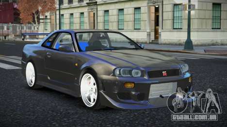 Nissan Skyline R34 Quqetihi para GTA 4