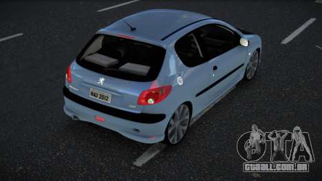 Peugeot 206 Zevhari para GTA 4