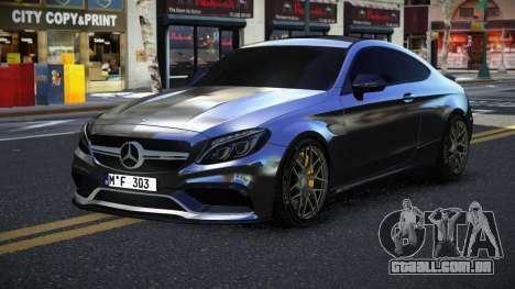 Mercedes-Benz C63S AMG Fibla para GTA 4