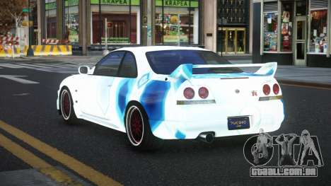 Nissan Skyline R33 Chriley S8 para GTA 4