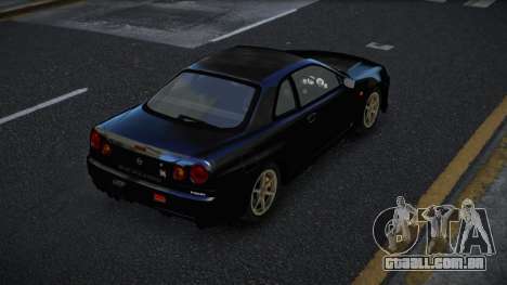 Nissan Skyline R34 Wuquroj para GTA 4