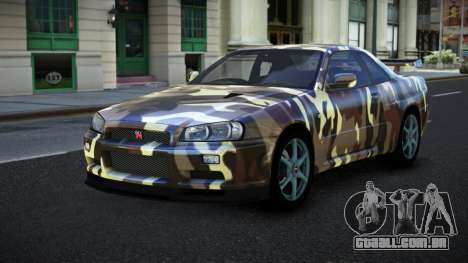 Nissan Skyline R34 Jashra S7 para GTA 4