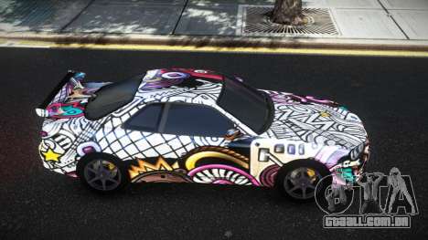 Nissan Skyline R34 Olasin S8 para GTA 4