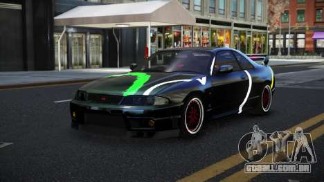 Nissan Skyline R33 Chriley S14 para GTA 4