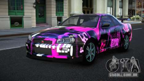 Nissan Skyline R34 Jashra S13 para GTA 4