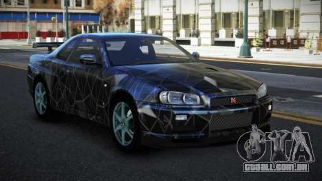 Nissan Skyline R34 Jashra S4 para GTA 4