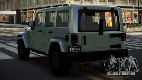 Jeep Wrangler Uhas para GTA 4