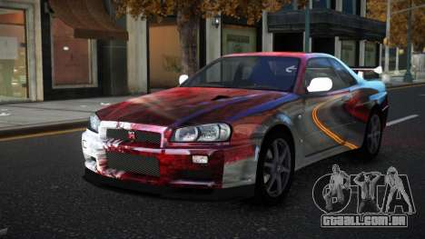 Nissan Skyline R34 Olasin S10 para GTA 4
