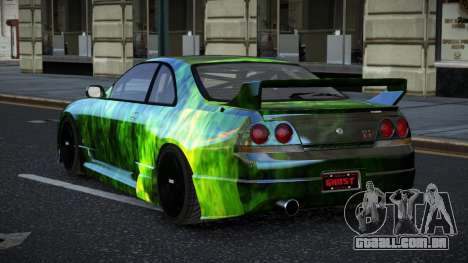 Nissan Skyline R33 GT-R Baslly S14 para GTA 4