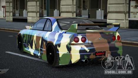 Nissan Skyline R33 GT-R Baslly S13 para GTA 4