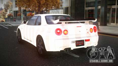 Nissan Skyline R34 Olasin S13 para GTA 4