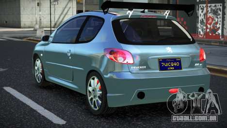 Peugeot 206 Cuxen para GTA 4