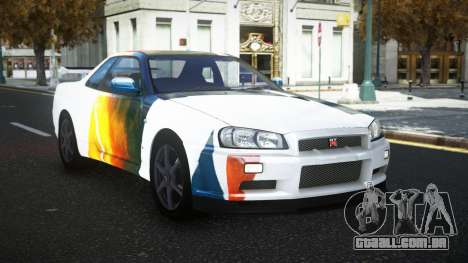 Nissan Skyline R34 Olasin S9 para GTA 4