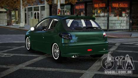 Peugeot 206 Wobaneni para GTA 4