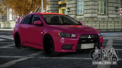 Mitsubishi Lancer Evolution X Dugiwe para GTA 4