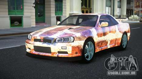 Nissan Skyline R34 Jashra S6 para GTA 4