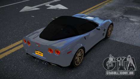 Chevrolet Corvette Pozpuce para GTA 4