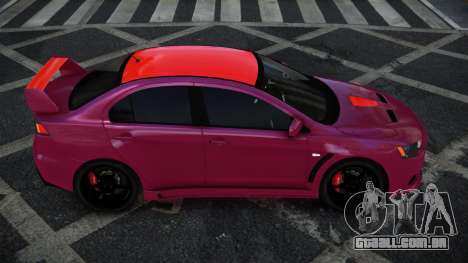 Mitsubishi Lancer Evolution X Dugiwe para GTA 4