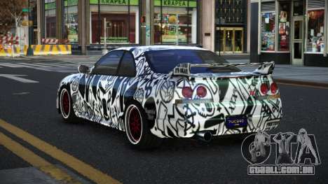 Nissan Skyline R33 Chriley S13 para GTA 4