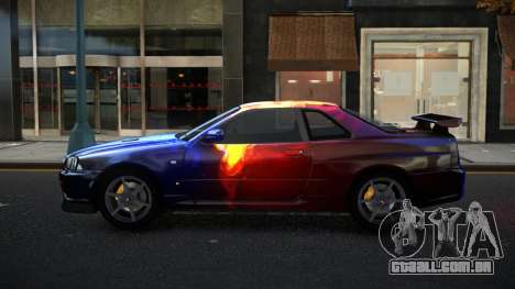 Nissan Skyline R34 Olasin S6 para GTA 4