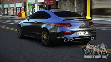 Mercedes-Benz C63S AMG Fibla para GTA 4