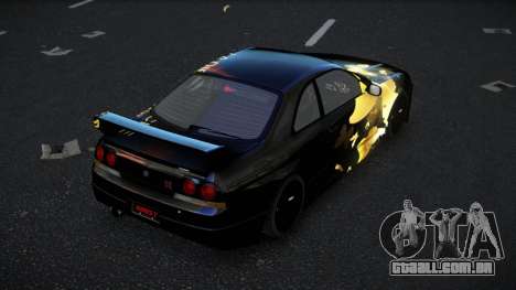 Nissan Skyline R33 GT-R Baslly S10 para GTA 4