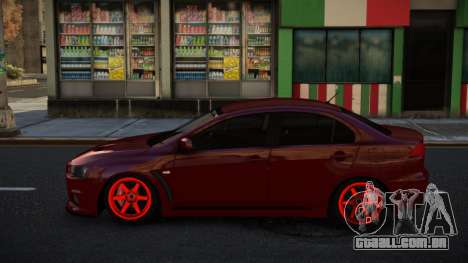 Mitsubishi Lancer Evolution X Xofiweyor para GTA 4