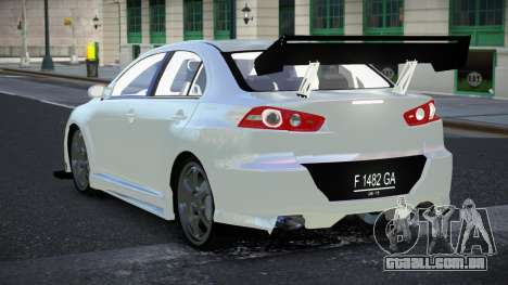 Mitsubishi Lancer Evolution X Wuxepamoz para GTA 4