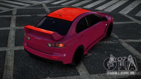 Mitsubishi Lancer Evolution X Dugiwe para GTA 4