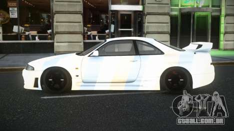 Nissan Skyline R33 GT-R Baslly S7 para GTA 4