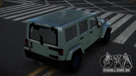 Jeep Wrangler Uhas para GTA 4