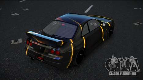Nissan Skyline R33 GT-R Baslly S9 para GTA 4