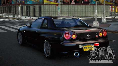 Nissan Skyline R34 Menhiluw para GTA 4