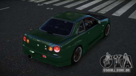 Nissan Skyline R34 Nudtap para GTA 4