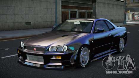 Nissan Skyline R34 Menhiluw para GTA 4