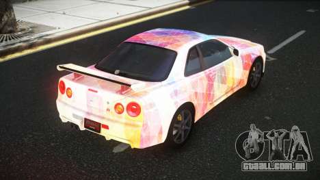 Nissan Skyline R34 Olasin S12 para GTA 4